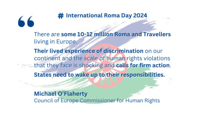 Συμβούλιο της Ευρώπης: Υψηλή προτεραιότητα η προστασία δικαιωμάτων των Ρομά!